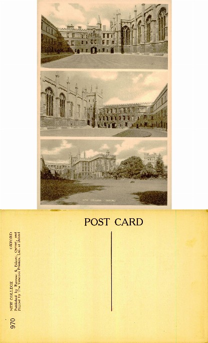 Views of New College, Oxford