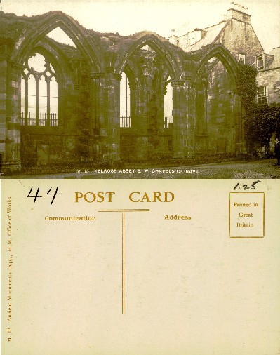 Melrose Abbey Nave Chapels Ruins