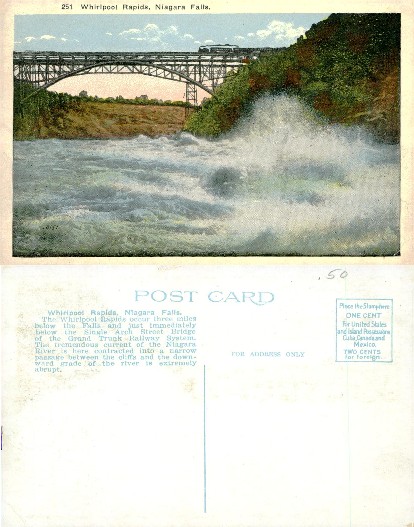 Whirlpool Rapids and Railroad Bridge
