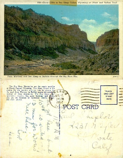 Great Cliffs in Ten Sleep Cañon