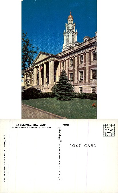 Gold Domed Schenectady City Hall