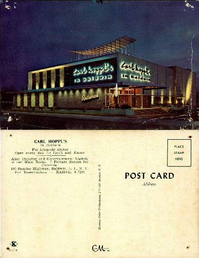 Carl Hoppl's Restaurant at Night