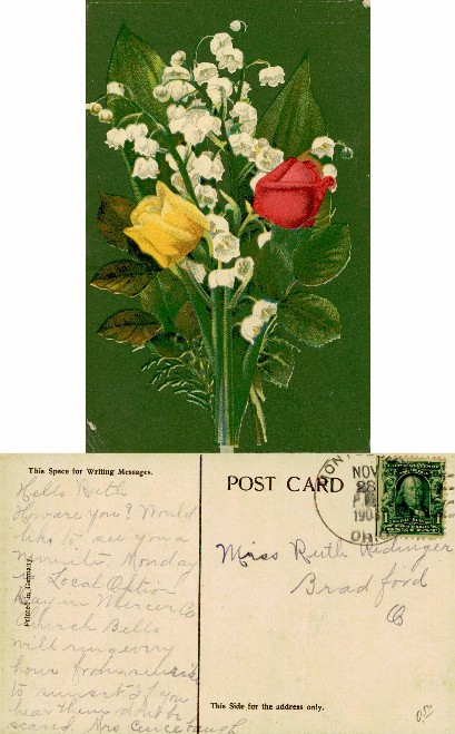 Bouquet of Lily-of-the-Valley & Roses
