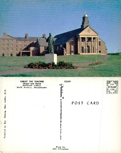 Chapel, Statue and College Building
