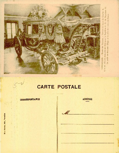 Ornate Royal Carriage in Museum