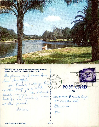 Riverside Scene with Person