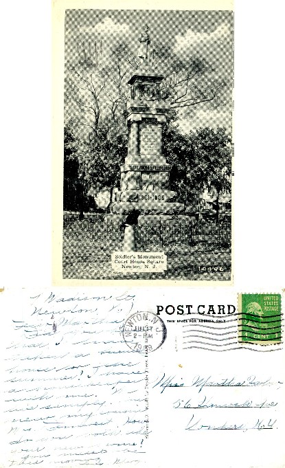 Soldier's Monument, Newton, NJ