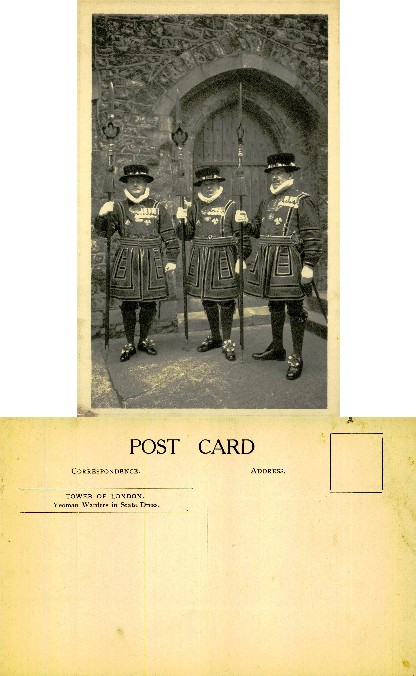 Three Yeoman Warders in State Dress