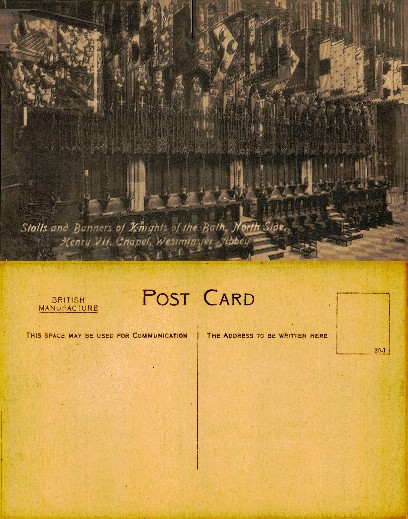 Knights of the Bath Stalls & Banners