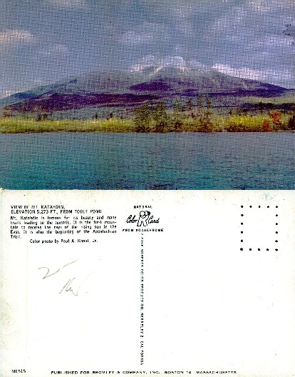 Mt. Katahdin from Togue Pond
