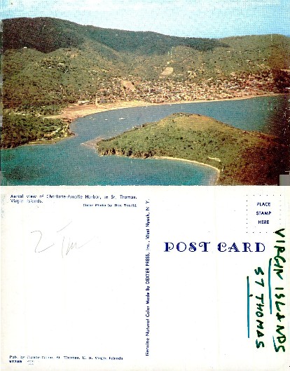 Aerial View of Charlotte-Amalie Harbor
