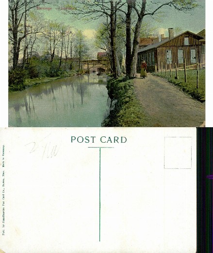 Canal Scene with Bridge and Building
