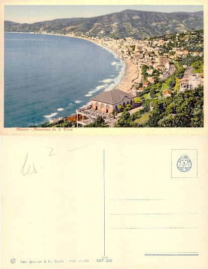 Alassio Panoramic View of Bay