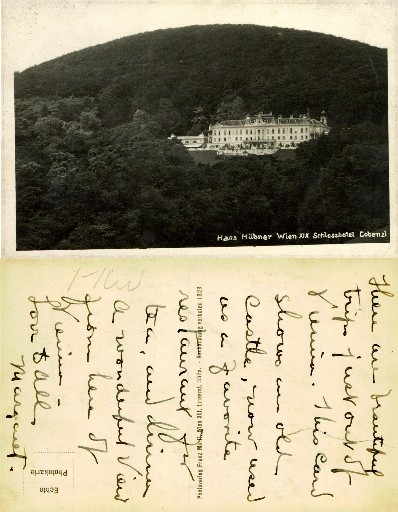 Schlosshotel Cobenzl on forested hill