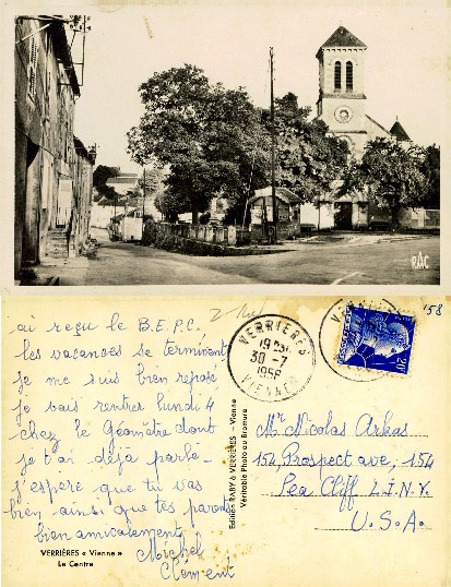 Village Street with Church