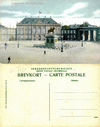 Amalienborg Palace and Equestrian Statue