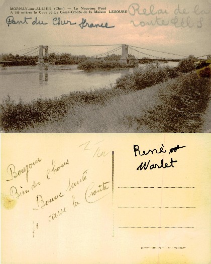 Suspension Bridge over a River