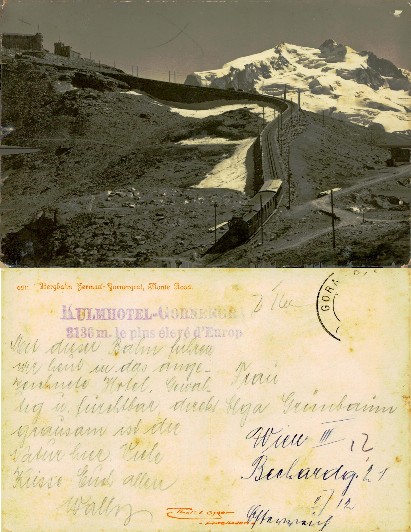 Mountain Railway and Hotel Gornergrat
