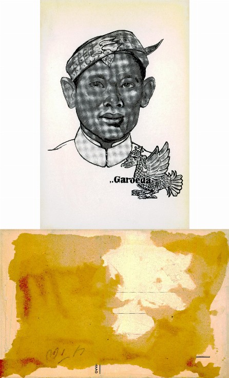 Man with Headwear and Garuda