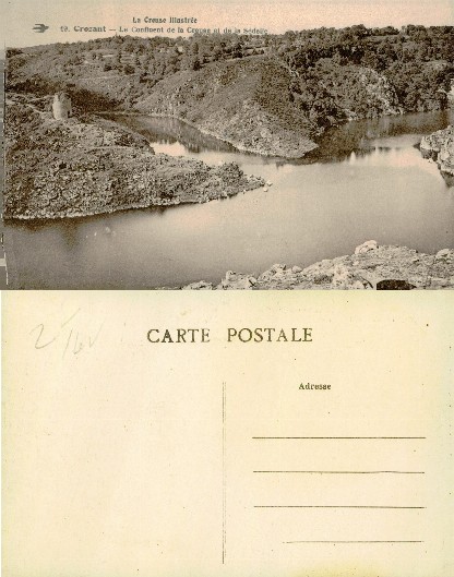 Crozant: Creuse & Sédelle River Confluence