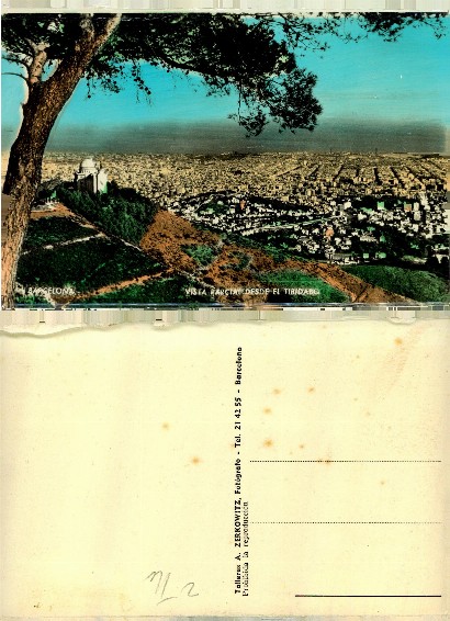 Barcelona City View from Tibidabo