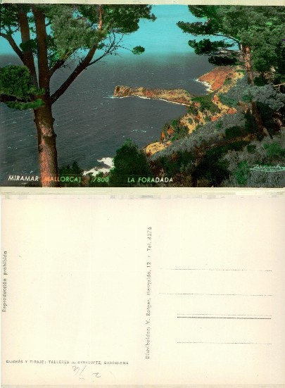 Miramar coastal view with La Foradada