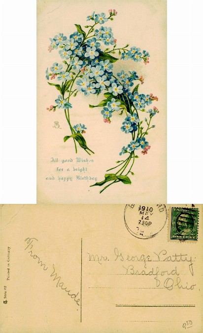 Forget-Me-Nots Birthday Wreath