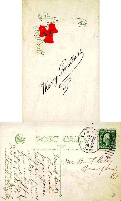 Christmas Bells with Ribbon