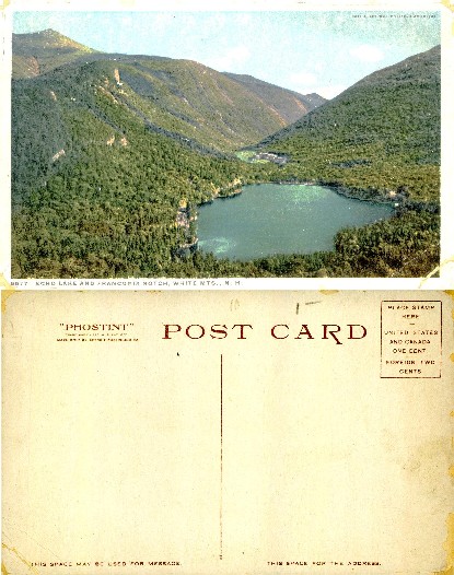 Echo Lake and Franconia Notch View