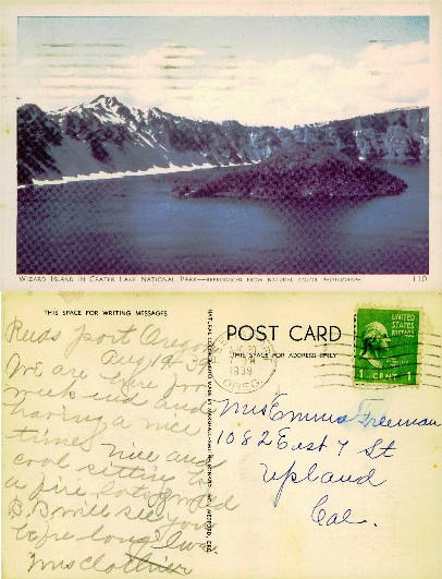 Wizard Island in Crater Lake