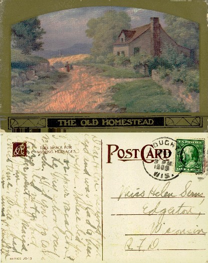 Rural Homestead with Figures