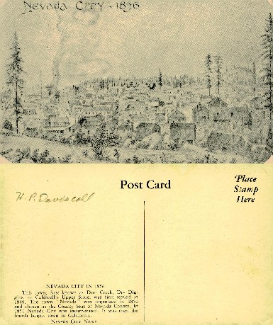 Town View of Nevada City (1856)
