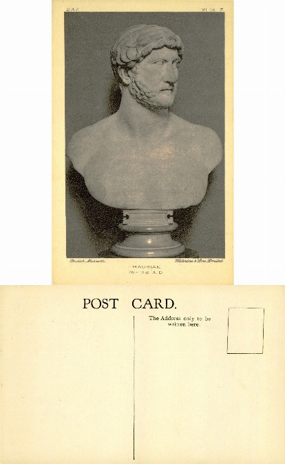 Bust of Roman Emperor Hadrian