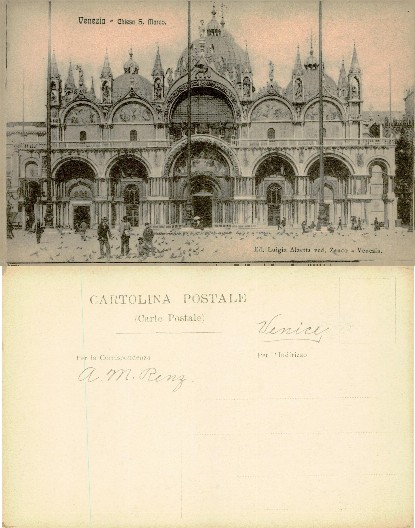 St. Mark's Basilica and Pigeons