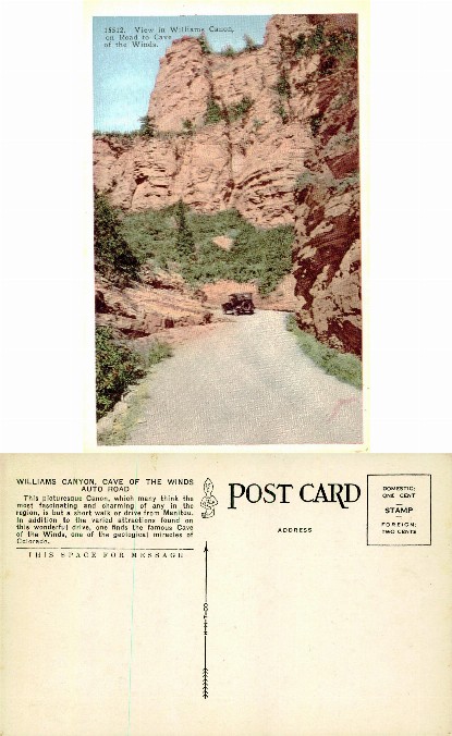 Road through Williams Canon