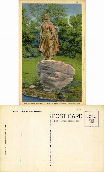 Pilgrim Maiden Statue