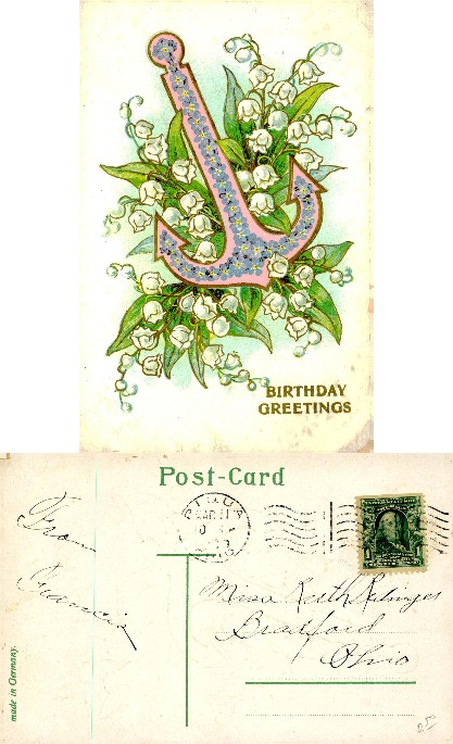 Anchor and Lily of the Valley