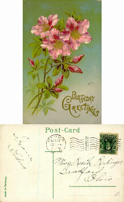 Floral Birthday Greetings