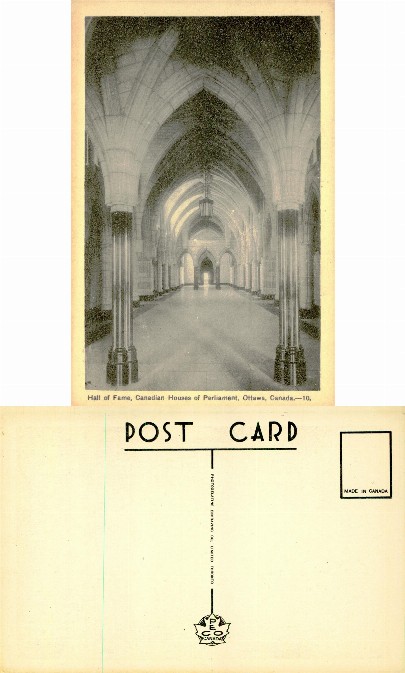 Hall of Fame, Parliament, Ottawa
