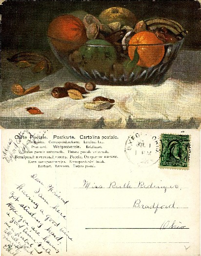 Still Life: Bowl of Fruit & Nuts