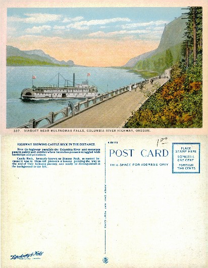 Viaduct, Steamer, Columbia River