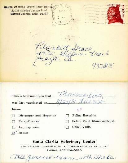 Veterinary Vaccination Reminder