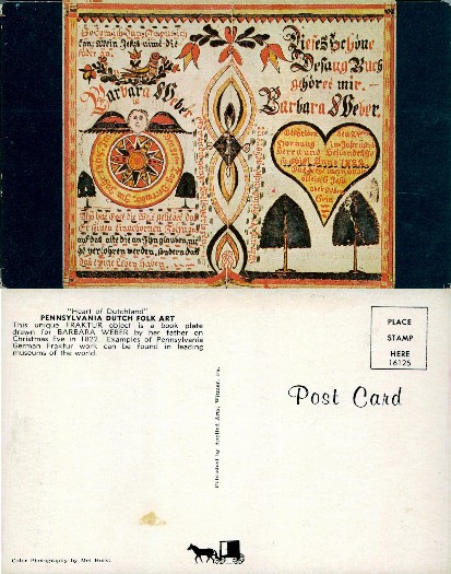 Fraktur Book Plate Barbara Weber