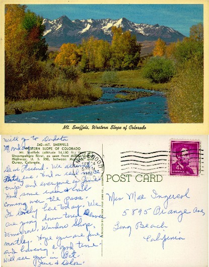 Mt. Sneffels & Uncompahgre River