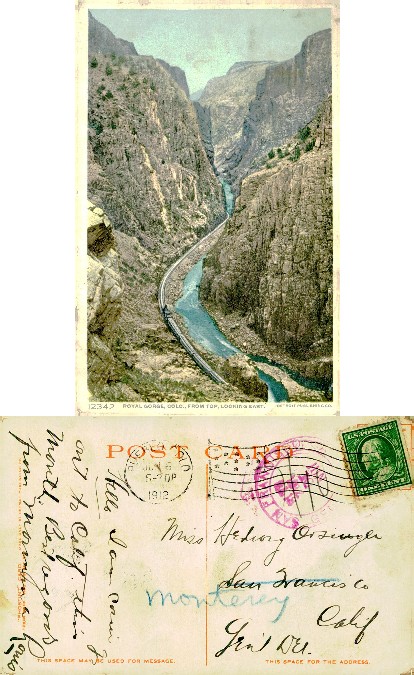 Royal Gorge with River and Train
