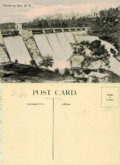 Mundaring Weir with Flowing Water