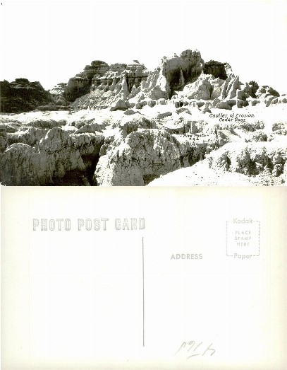 Eroded Rock Formations, Cedar Pass