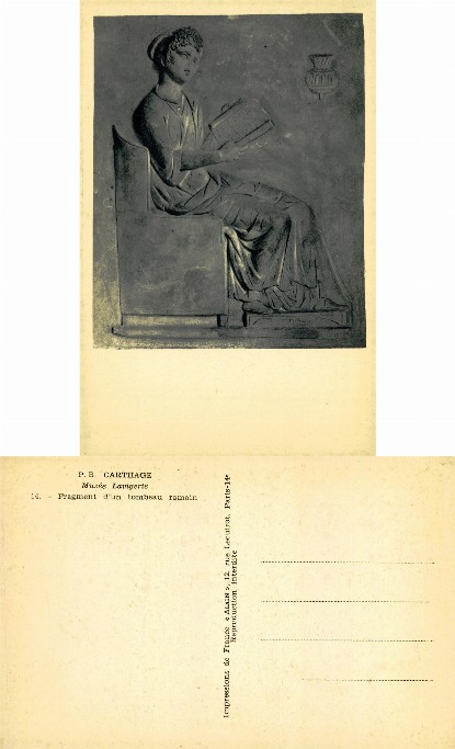 Roman Tomb Fragment: Figure Reading