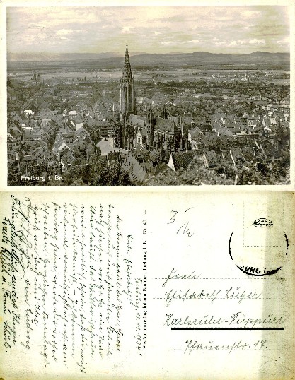 Cityscape with Gothic Cathedral Spire