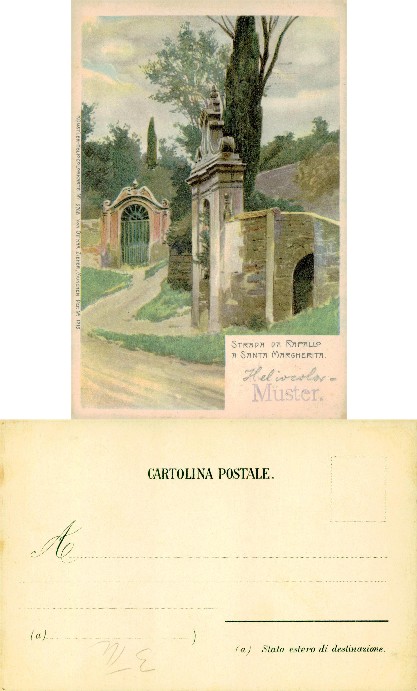 Road with Two Ornate Gates